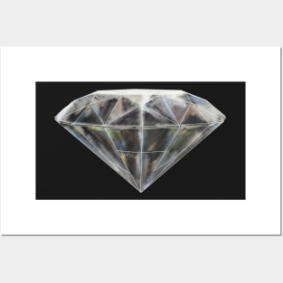 Diamond Crystal Birthstone Posters and Art